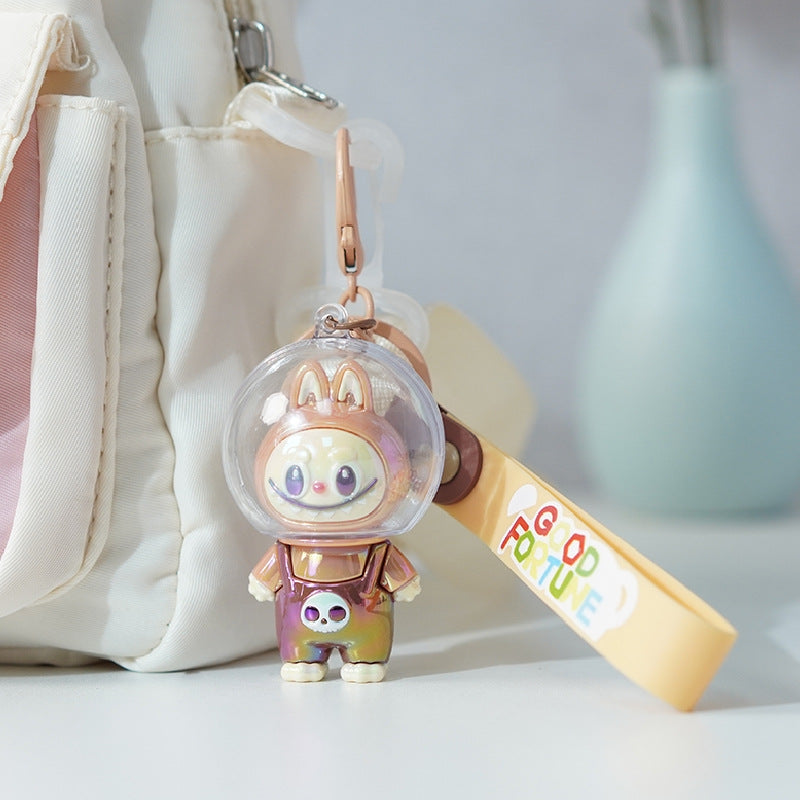 Astronaut Labub Cute School Bag Pendant Labubu Keychain